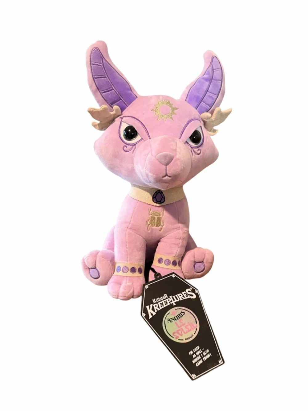 Anubis Le Soleil Plush Candy Pink  Killstar  Kreeptures Sold Out Collectible - Picture 5 of 7